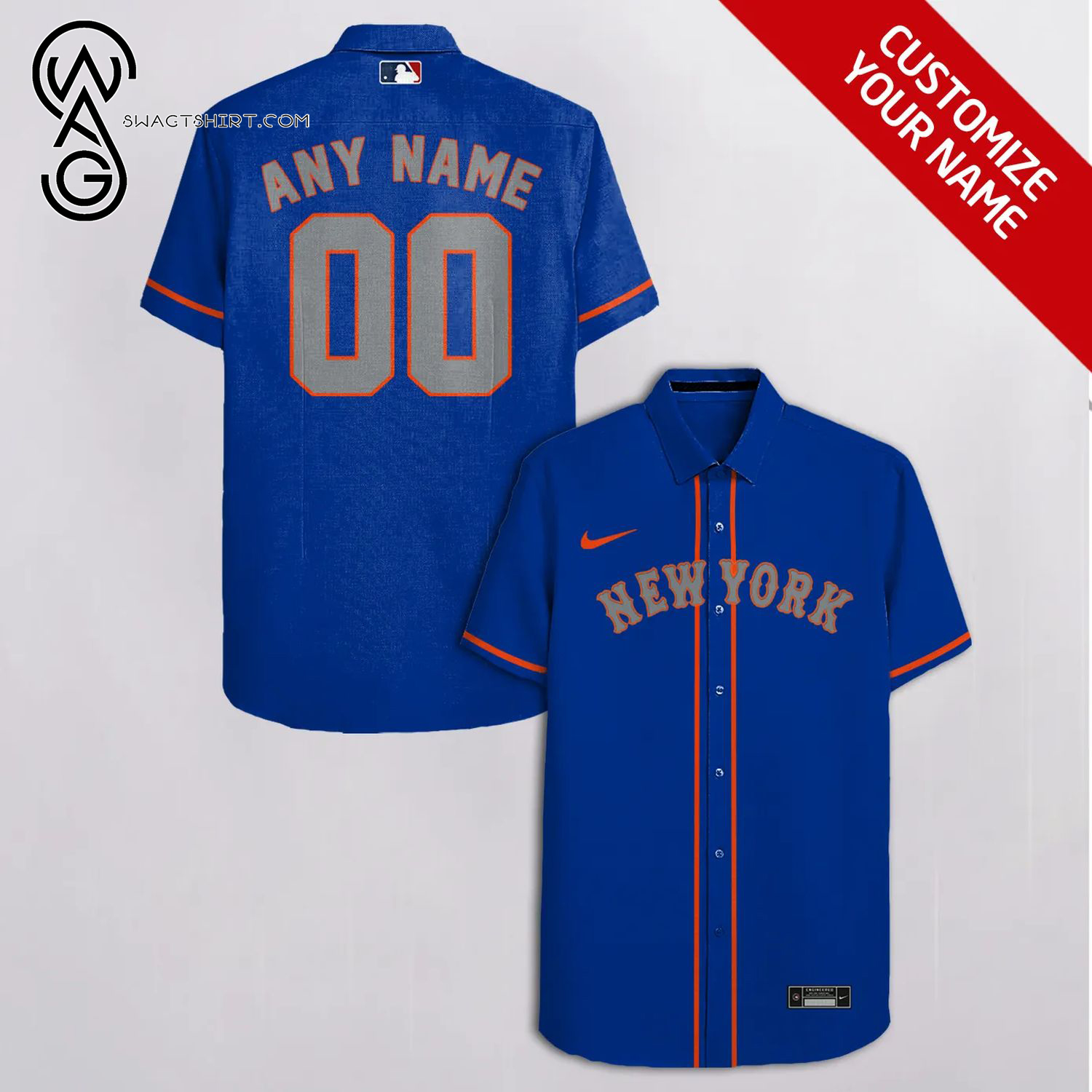 [Top Trending] New York Mets Baseball Team Full Printing Personalized Hawaiian Shirt